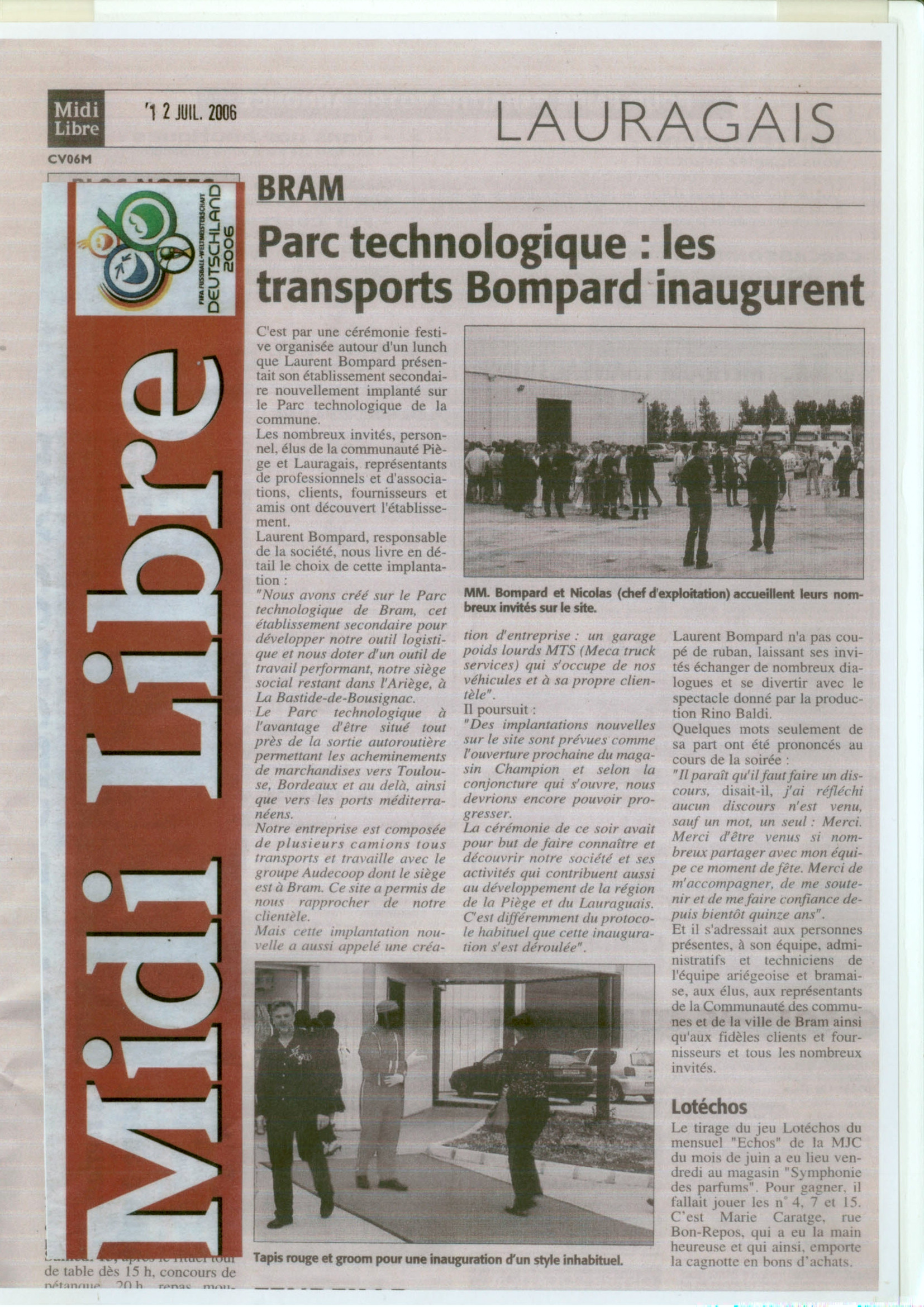 midi libre inauguration